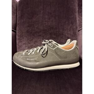 SCARPA Men’s Margarita Hiking Shoes Sneakers Size 13 Gray Suede Low Top Lace Up